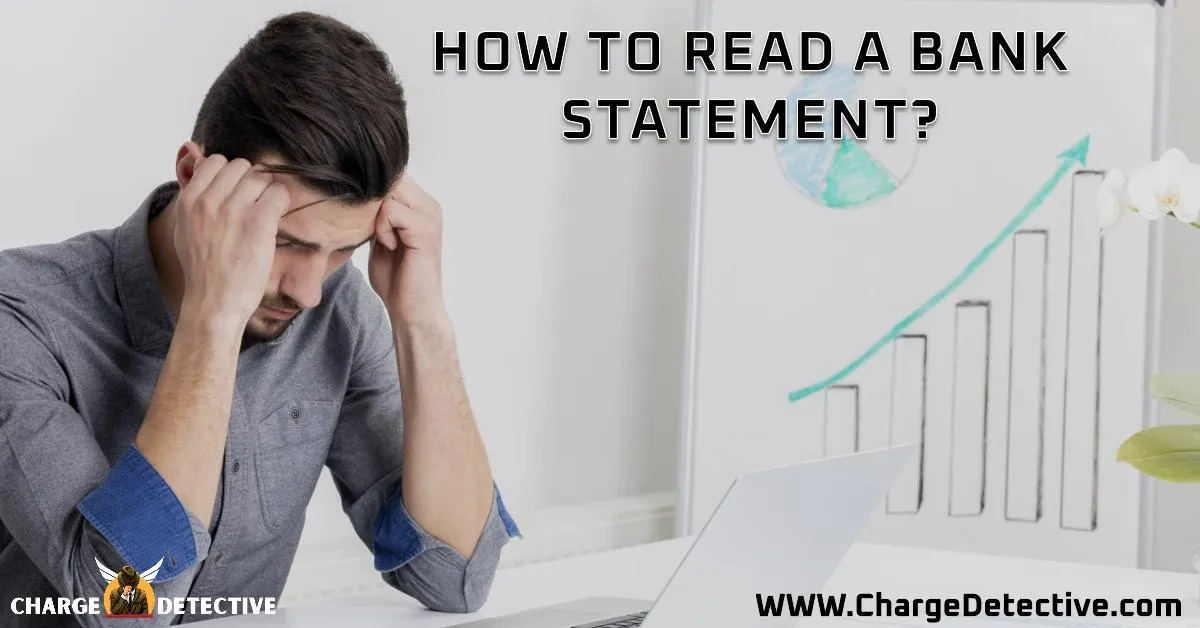how to read a bank statement